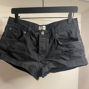 Black AMUSE shorts